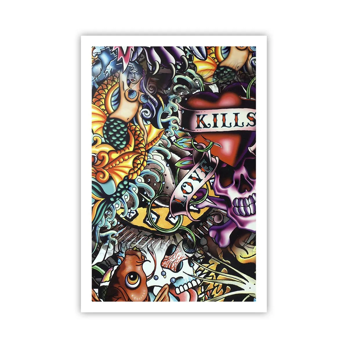 Affiche - Poster - Le rêve du tatoueur - 61x91 cm