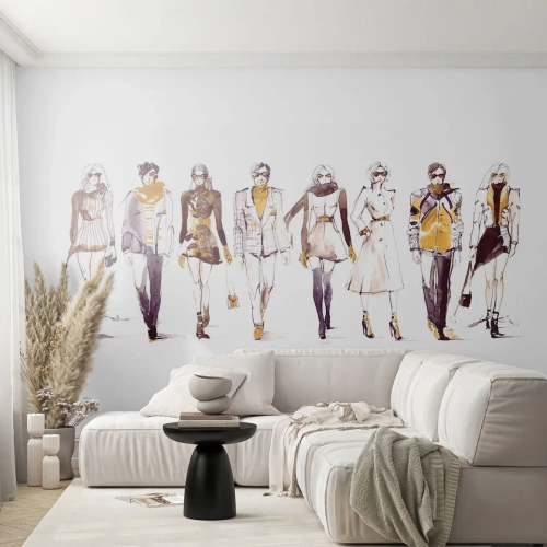 Papier Peint Photo Standard Eco - Chic décontracté, élégance décontractée - Femme, Modèle, Mode - 300x210 cm