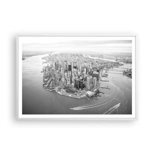 Affiche dans un cadre blanc - Poster - Comment ne pas aimer ? - 100x70 cm