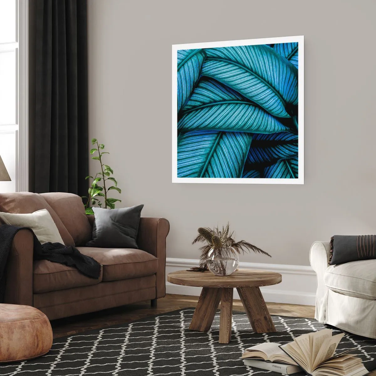 Affiche - Poster - Lignes de vie - 40x40 cm