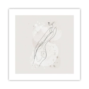 Affiche - Poster - Trompe l'oeil - 40x40 cm