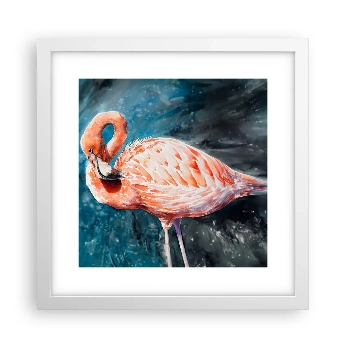 Affiche dans un cadre blanc - Poster - Décoratif par nature - 30x30 cm