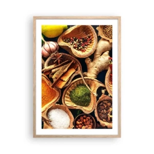 Affiche dans un chêne clair - Poster - Prends ce que tu veux - 50x70 cm