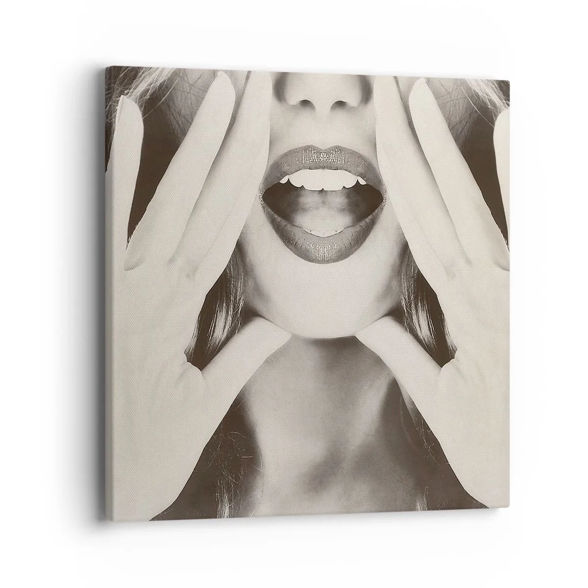 Impression sur toile - Image sur toile - J'arrive! - 40x40 cm