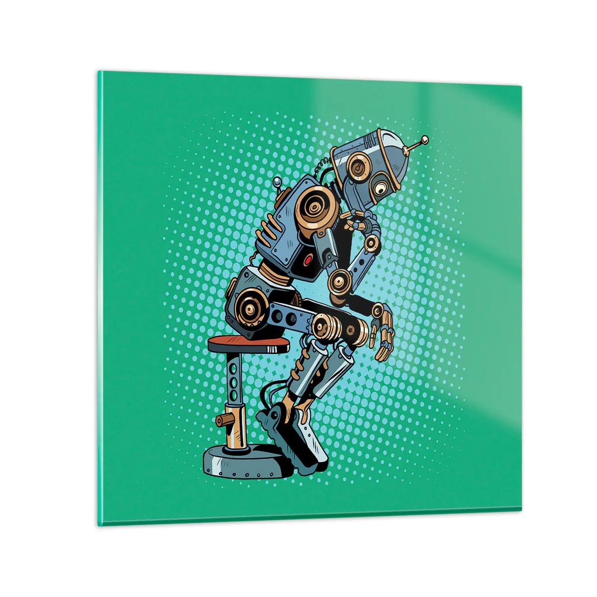 Impression sur verre - Image sur verre - Au-dessus de l'essence de l'être - 70x70 cm