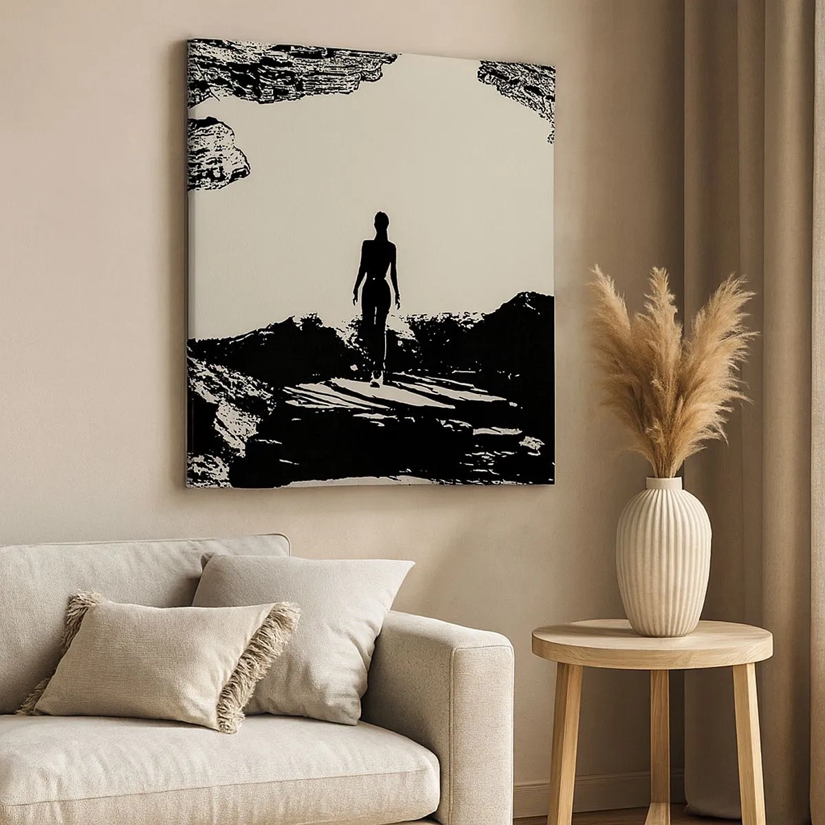 Impression sur toile - Image sur toile - Nouveau look - 30x30 cm