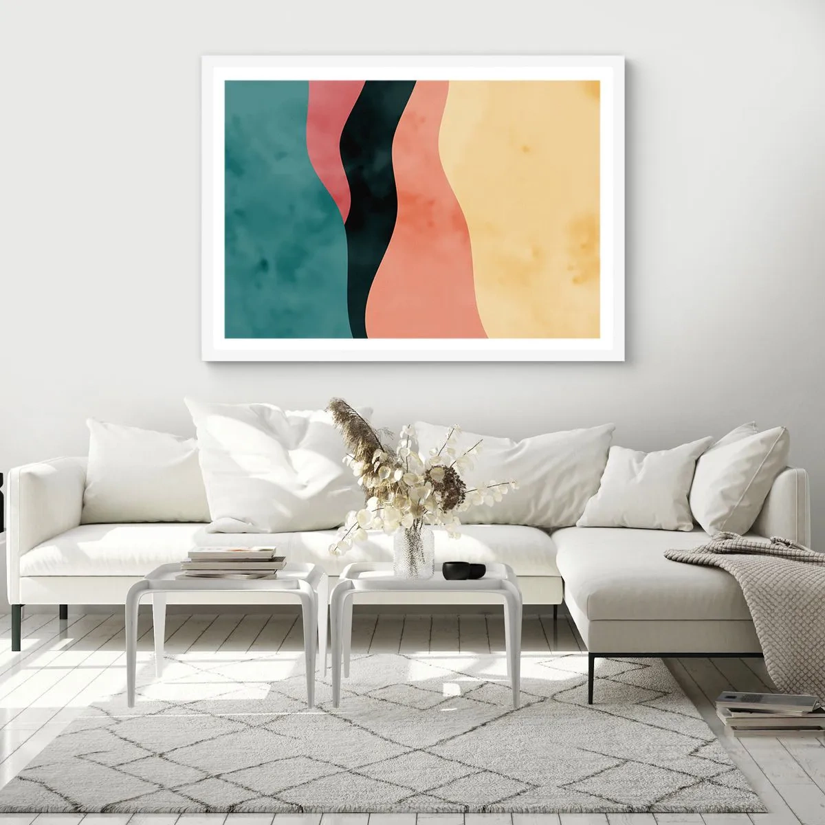 Affiche dans un cadre blanc - Poster - Conformité non-conforme - 50x40 cm