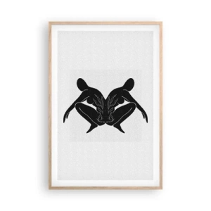 Affiche dans un chêne clair - Poster - Une âme commune - 61x91 cm