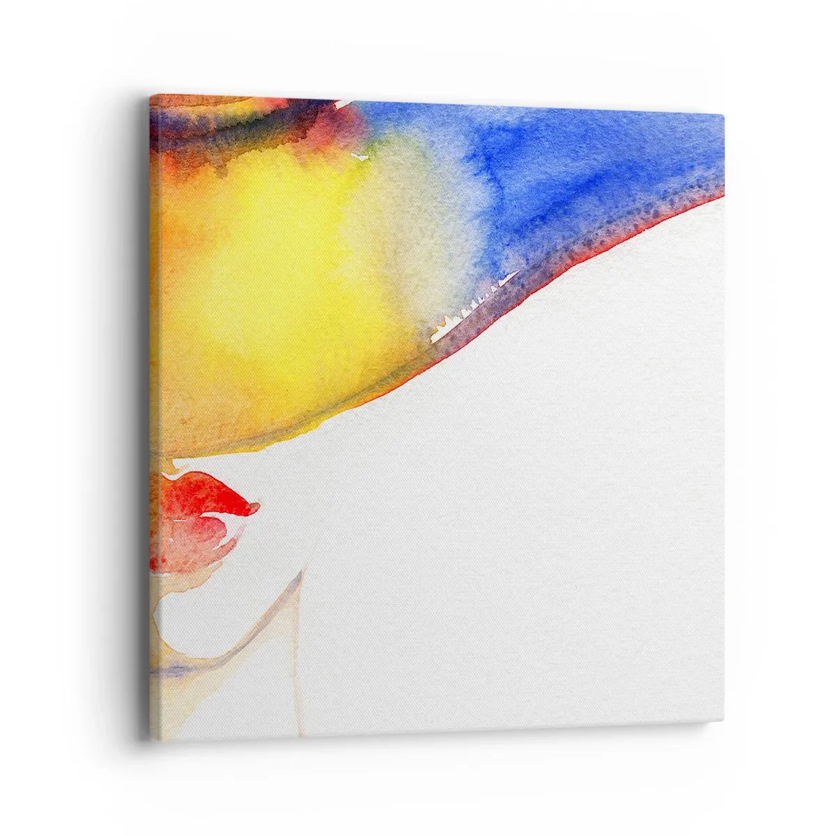 Impression sur toile - Image sur toile - Portrait d'une dame - 40x40 cm