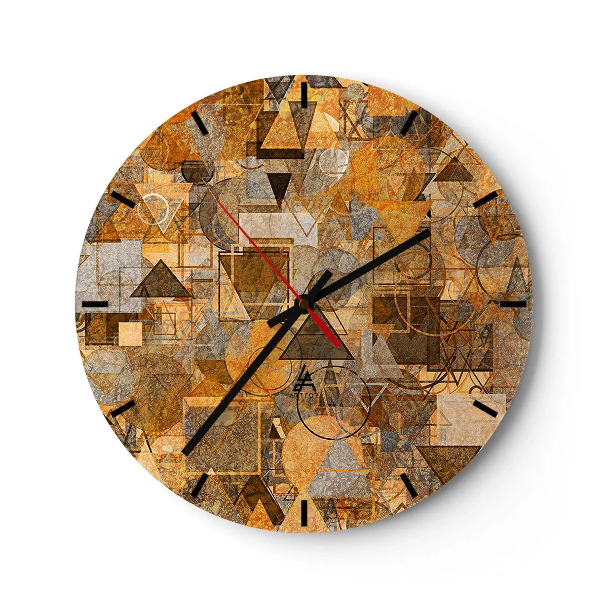 Horloge murale - Pendule murale - Le monde en forme - 40x40 cm