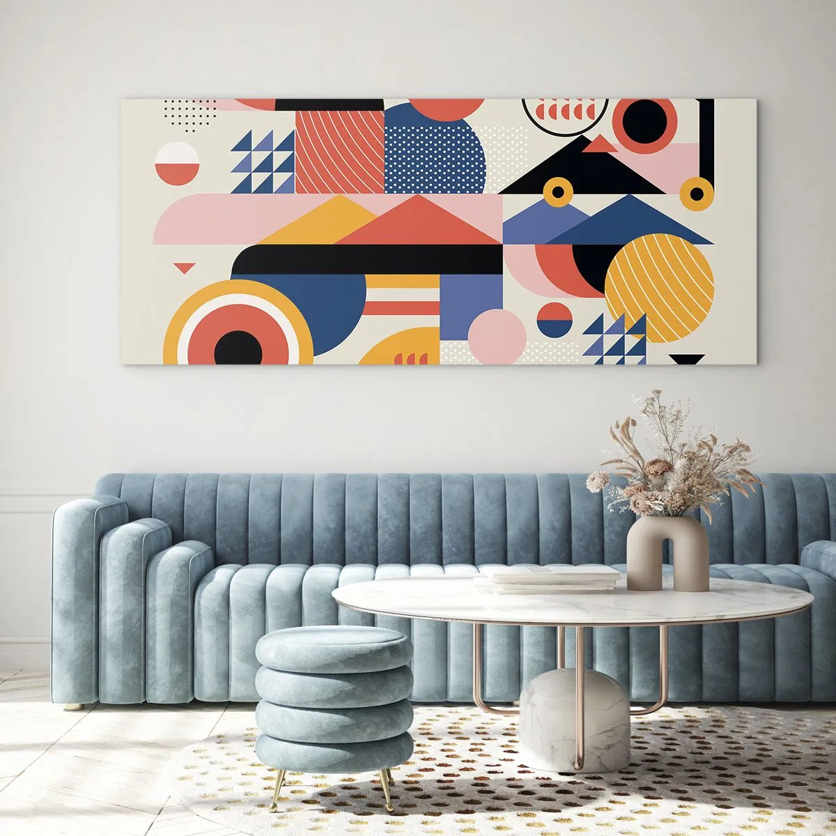 Impression sur verre - Image sur verre - Composition : jouer - 100x40 cm