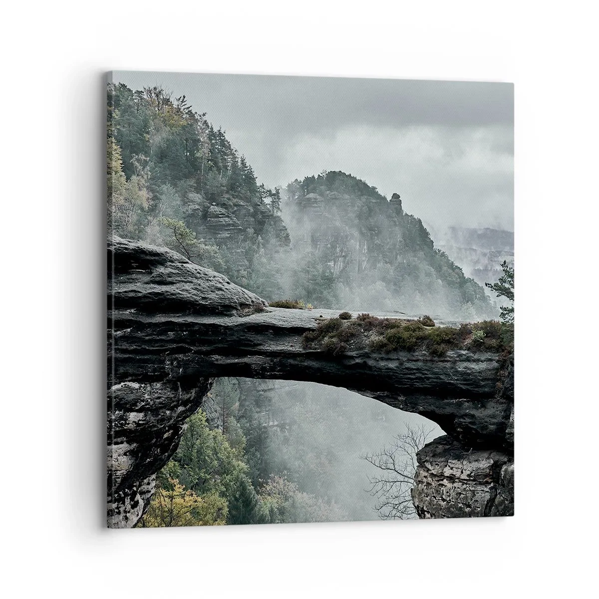 Impression sur toile - Image sur toile - L'aventure est sur le point de commencer - 70x70 cm