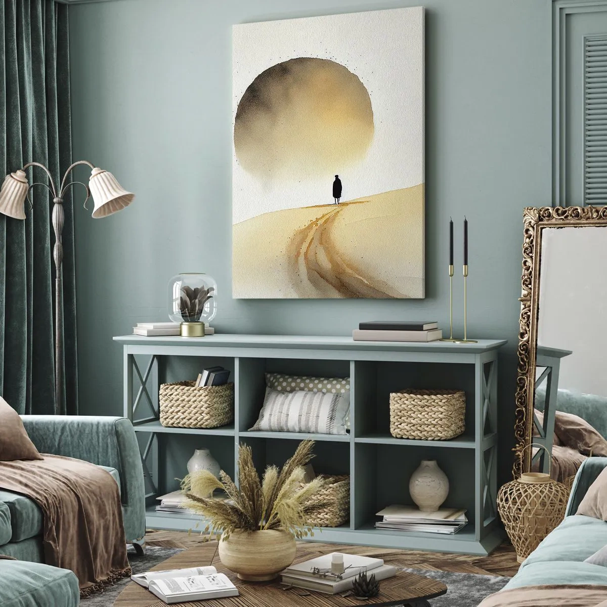 Impression sur toile - Image sur toile - Toujours solitaire - 45x80 cm