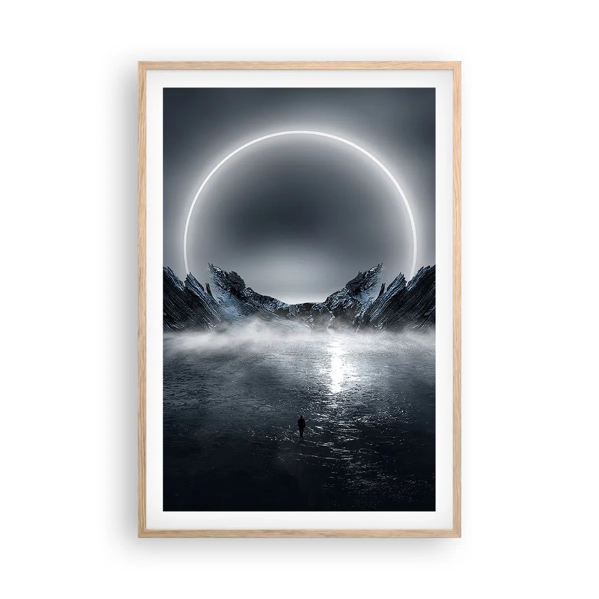 Affiche dans un chêne clair - Poster - La fin de l'histoire - 61x91 cm