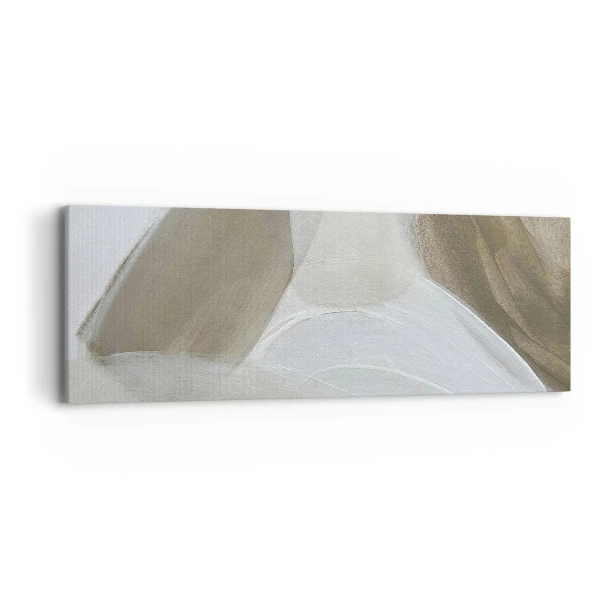 Impression sur toile - Image sur toile - Une vague de blanc - 90x30 cm