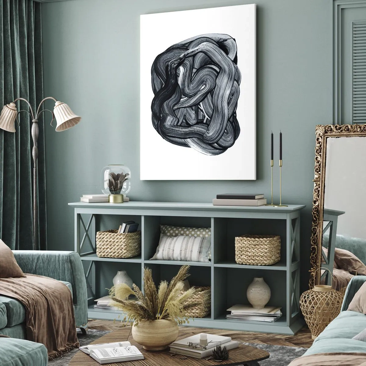 Impression sur toile - Image sur toile - Ce n'est pas si simple - 55x100 cm