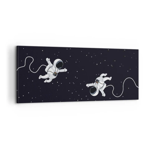 Impression sur toile - Image sur toile - Sortie cosmique - 100x40 cm