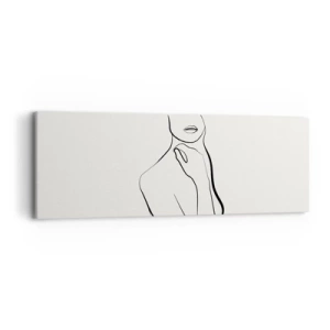 Impression sur toile - Image sur toile - Vague de mélancolie - 90x30 cm