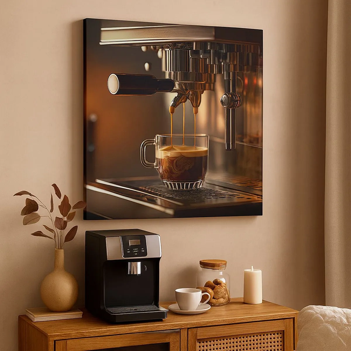 Impression sur toile - Image sur toile - Un mélange sensuel - 30x30 cm