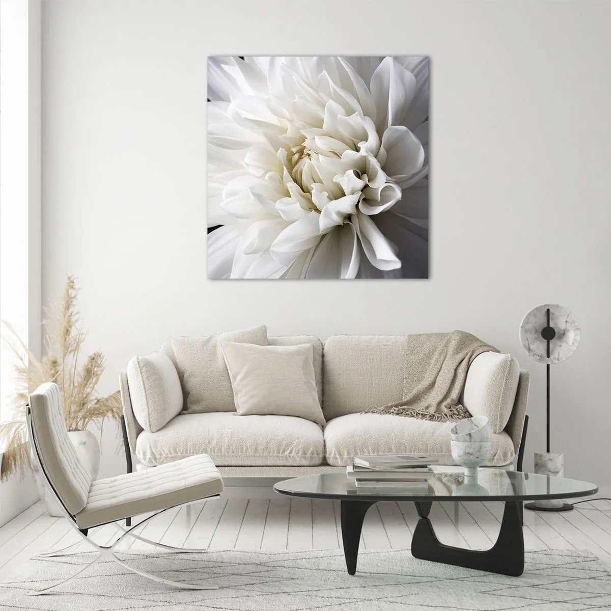 Impression sur verre - Image sur verre - Le matin de la jeune mariéé - 40x40 cm