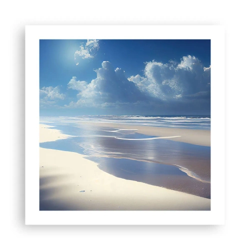 Affiche - Poster - Des vacances paradisiaques - 50x50 cm
