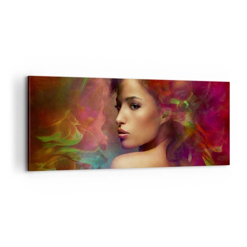 Impression sur toile - Image sur toile - Plus beau qu'un arc-en-ciel, aussi délicat qu'un brouillard - 100x40 cm