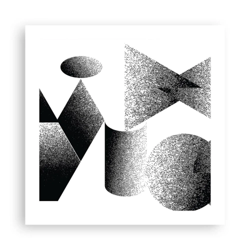 Affiche - Poster - Angles et ovales - 50x50 cm