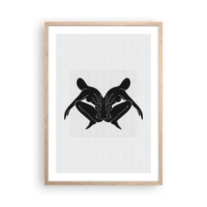 Affiche dans un chêne clair - Poster - Une âme commune - 50x70 cm