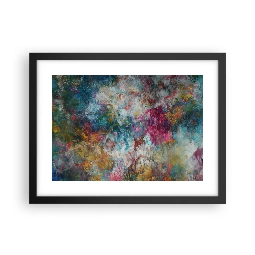 Affiche dans un cadre noir - Poster - En pleine floraison - 40x30 cm