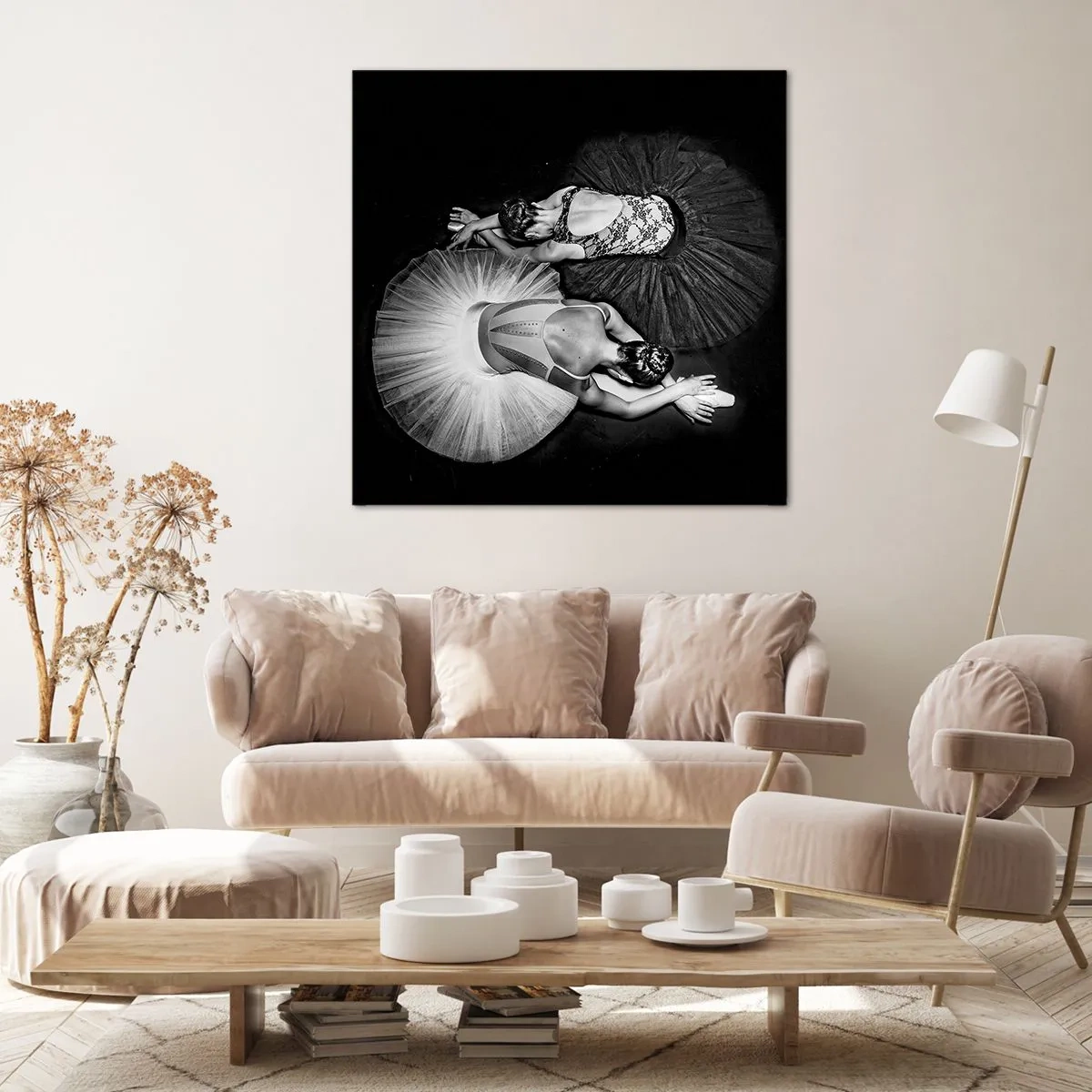 Impression sur toile - Image sur toile - Jin et jang – équilibre idéal - 50x50 cm