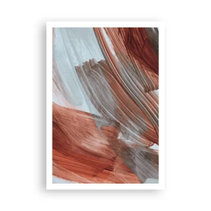 Affiche - Poster - Abstraction venteuse et automnale - 70x100 cm