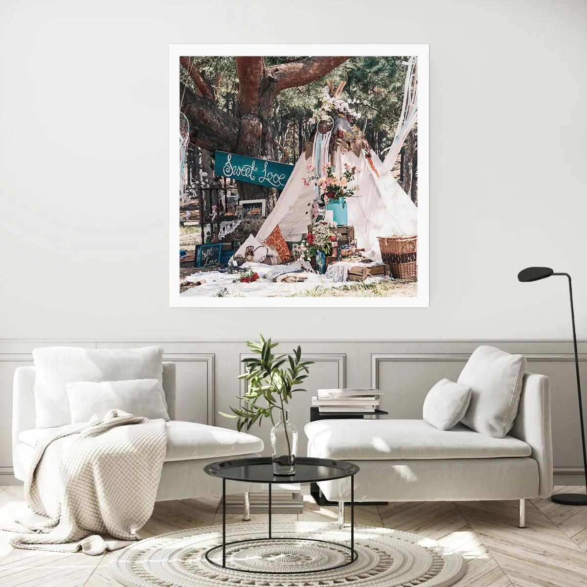 Affiche - Poster - Make love… - 40x40 cm