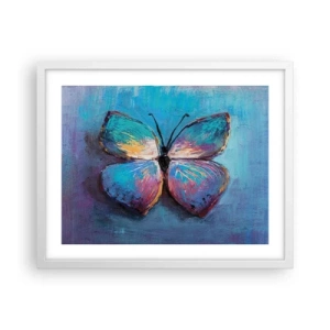 Affiche dans un cadre blanc - Poster - Dans toute sa splendeur - 50x40 cm