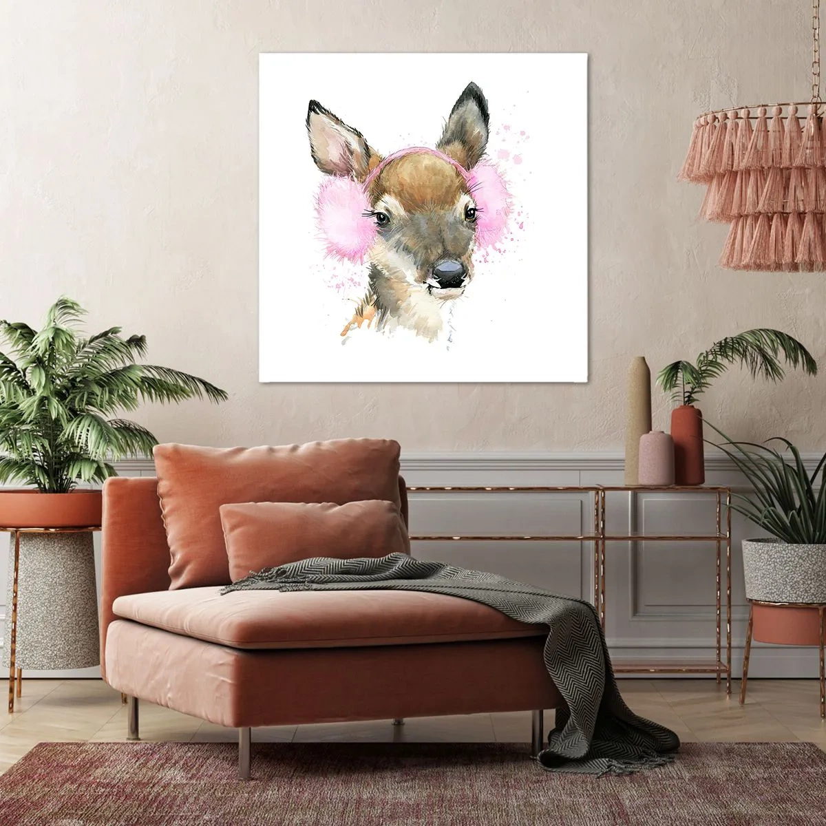 Impression sur toile - Image sur toile - Et le gel n'effraie plus - 70x70 cm