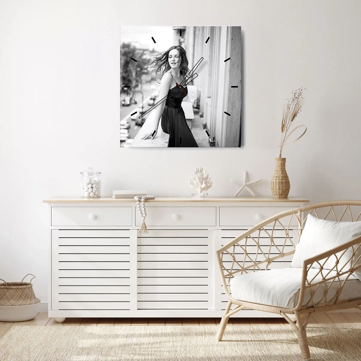 Horloge murale - Pendule murale - Certainement un Parisien - 40x40 cm