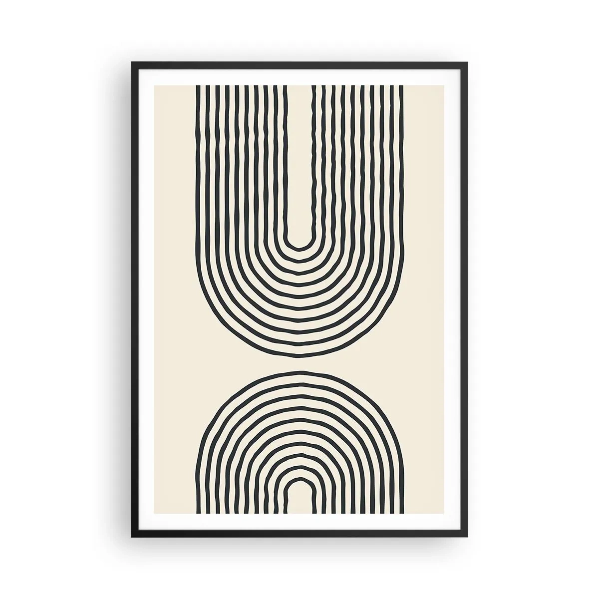 Affiche dans un cadre noir - Poster - Dans un instant... - 70x100 cm