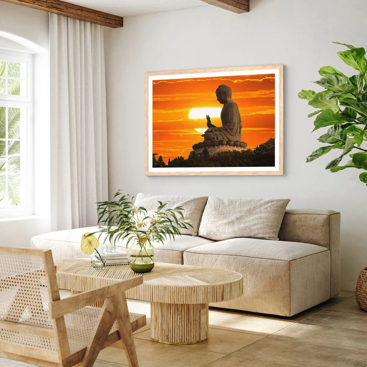 Affiche dans un chêne clair - Poster - Aucune peur du monde - 70x50 cm