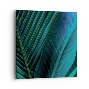 Impression sur toile - Image sur toile - L'anatomie du vert - 40x40 cm