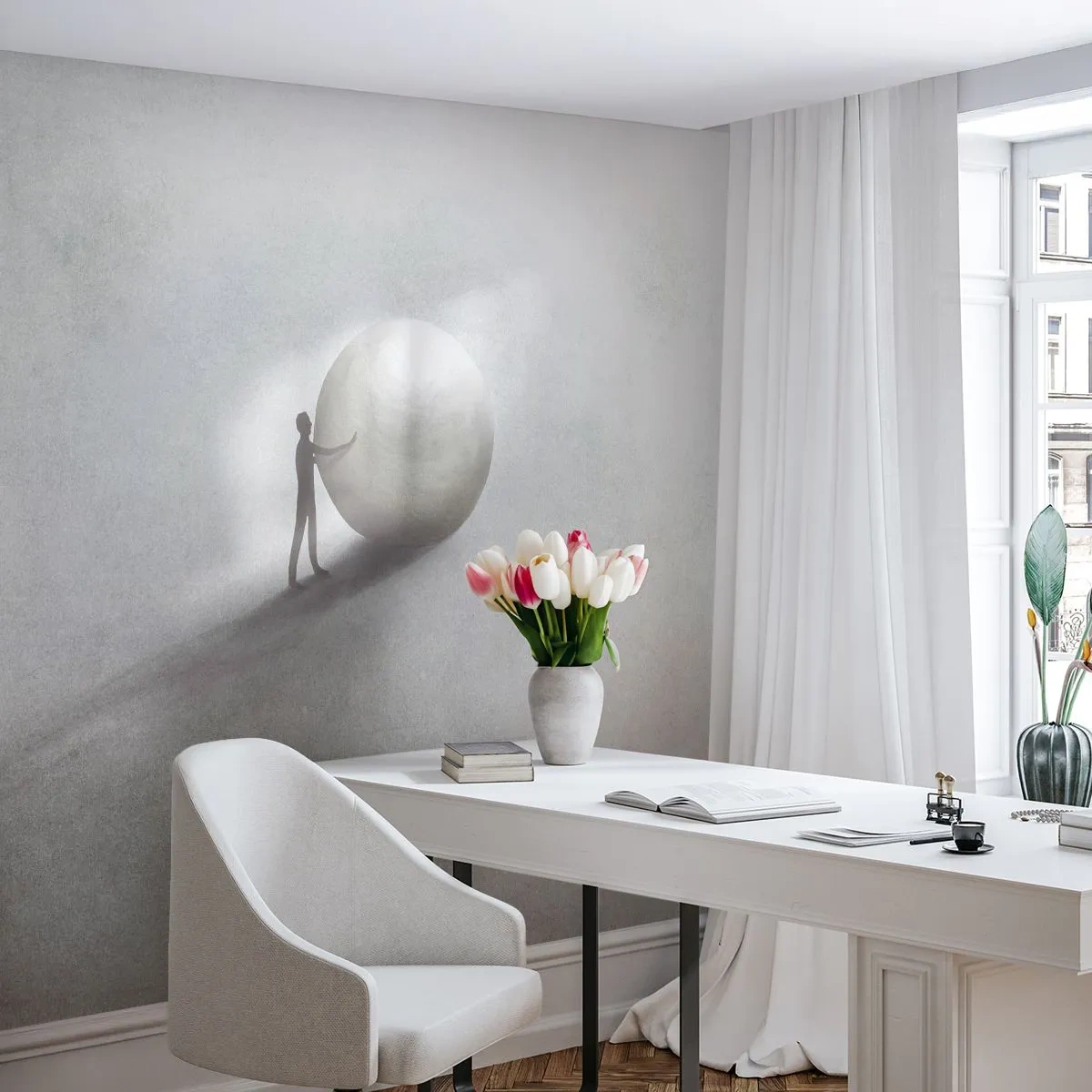 Papier Peint Photo Standard Eco - Jeu de la vie - Abstraction, Morceau, Homme - 350x256 cm