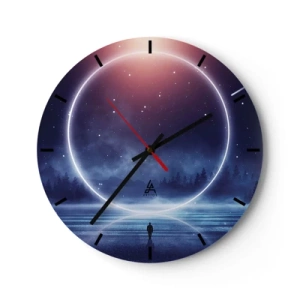 Horloge murale - Pendule murale - Ils sont déjà là... - 40x40 cm