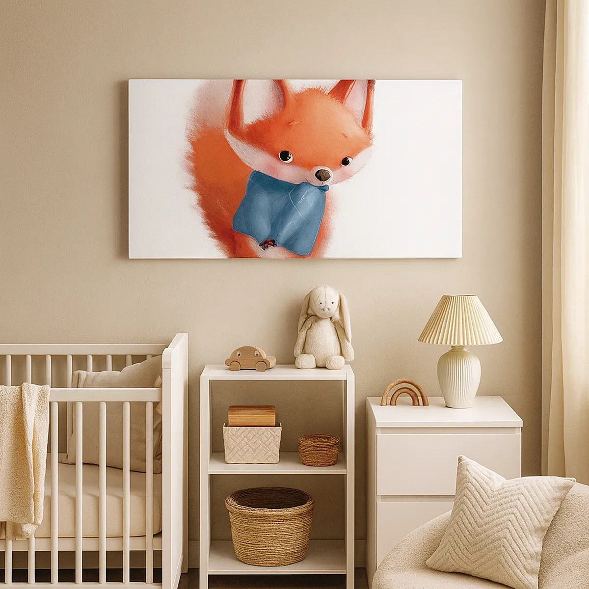 Impression sur toile - Image sur toile - Est-ce que ça me va? - 30x30 cm