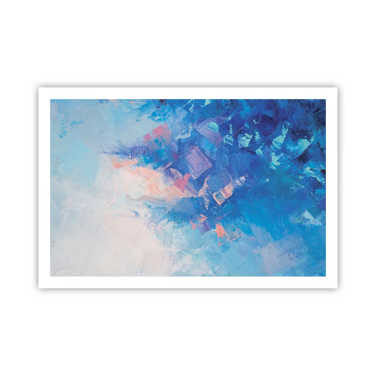 Affiche - Poster - Abstraction hivernale - 91x61 cm