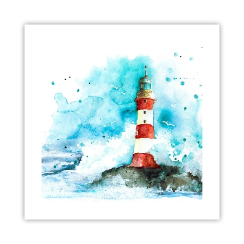 Affiche - Poster - Unité des éléments - 40x40 cm