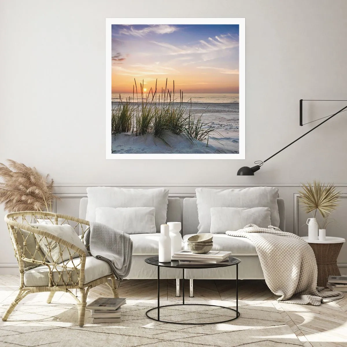 Affiche - Poster - Regarde, pense, ressent - 60x60 cm