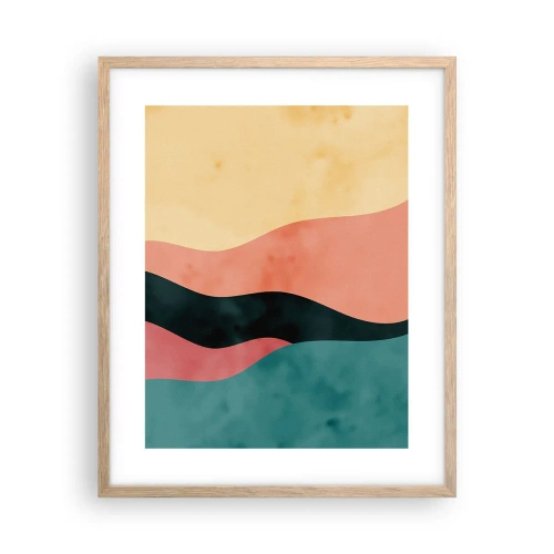 Affiche dans un chêne clair - Poster - Conformité non-conforme - 40x50 cm