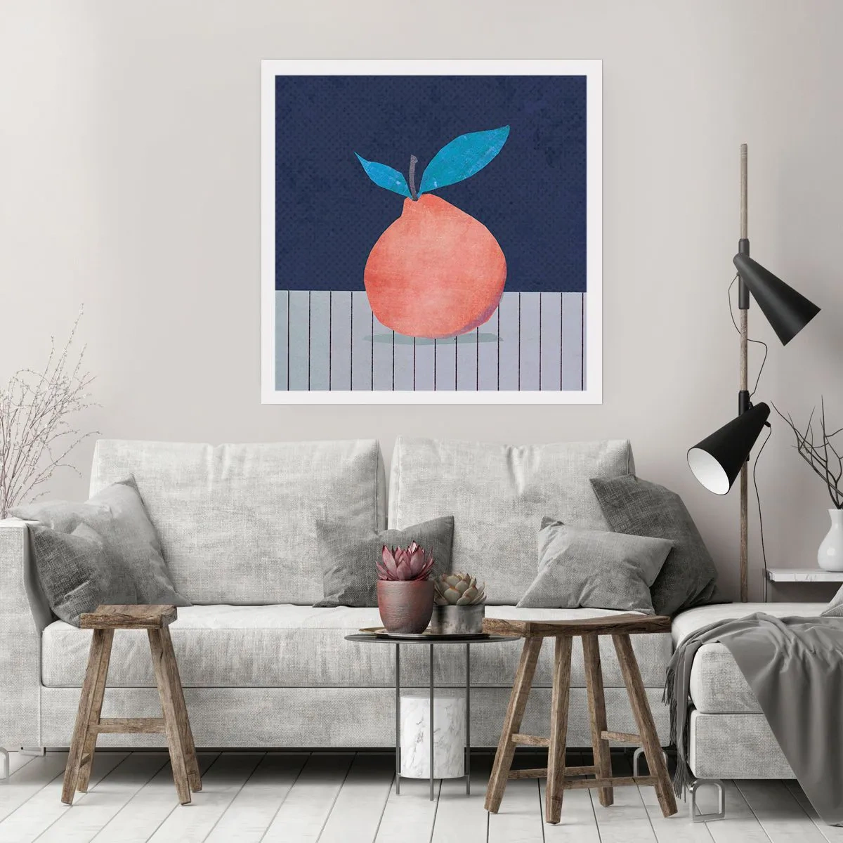 Affiche - Poster - Convexité et plan - 50x50 cm