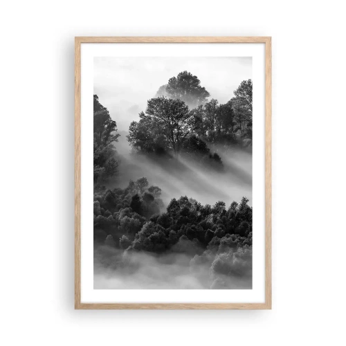 Affiche dans un chêne clair - Poster - Sortir de son sommeil - 50x70 cm