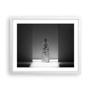 Affiche dans un cadre blanc - Poster - Simplicité raffinée - 50x40 cm