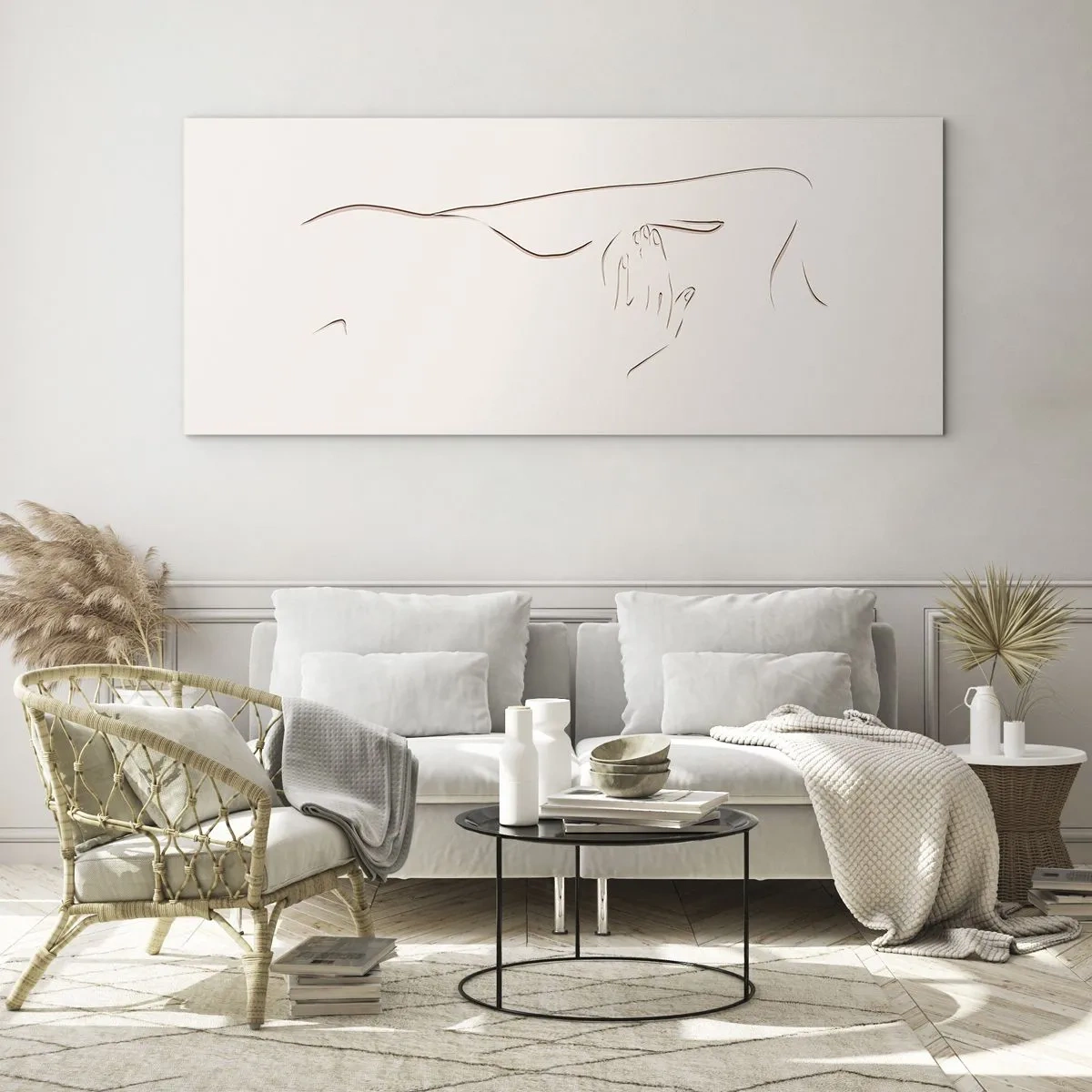 Impression sur verre - Image sur verre - La forme du désir - 100x40 cm
