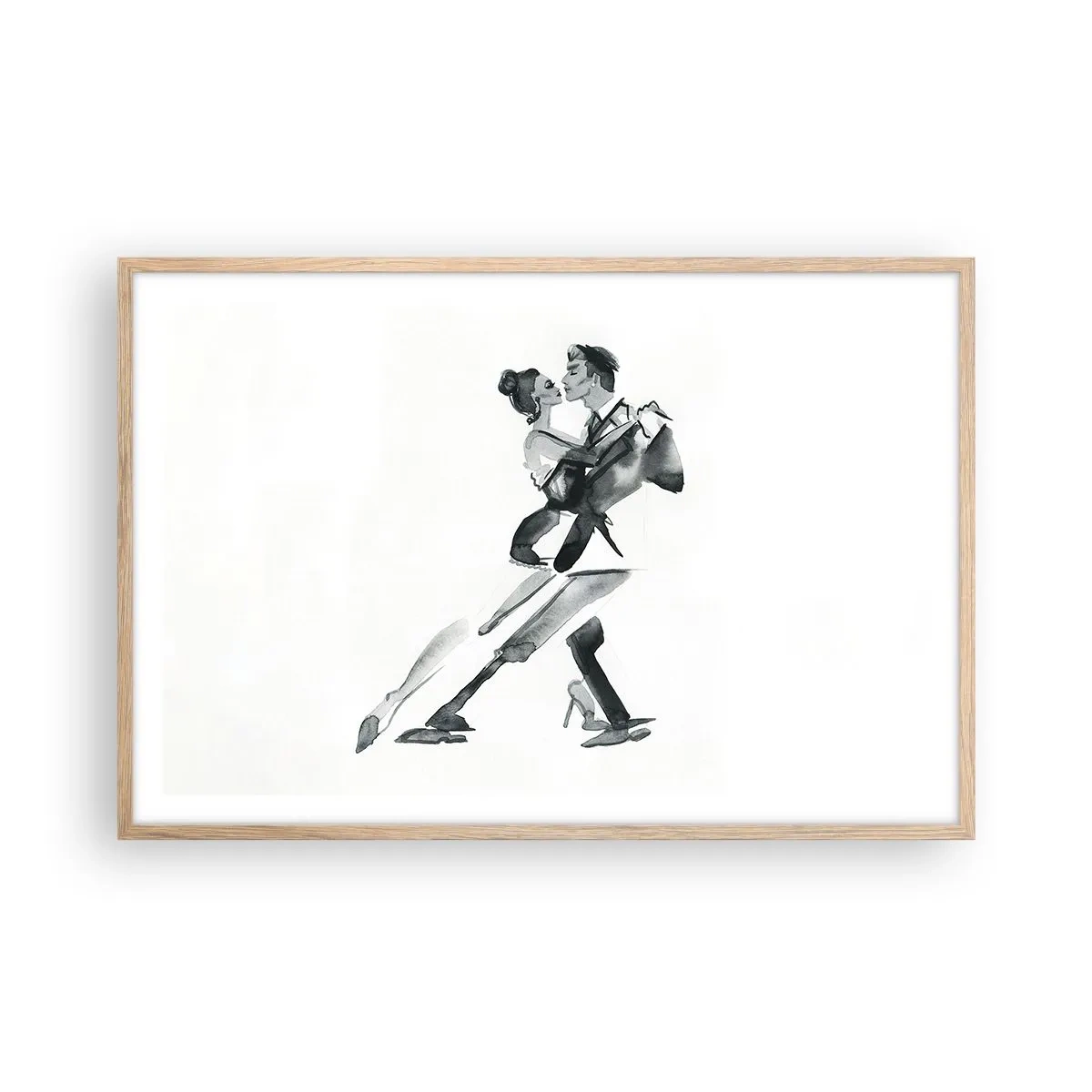 Affiche dans un chêne clair - Poster - En un battement - 91x61 cm